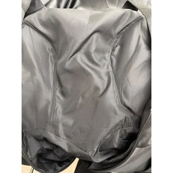 Audrey Women’s Black Pleated Drop Waist Backless Tulle Dress Size 8 - Picture 11 of 11